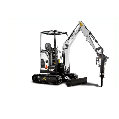 Bobcat E20 mini excavator in Newalla, Oklahoma